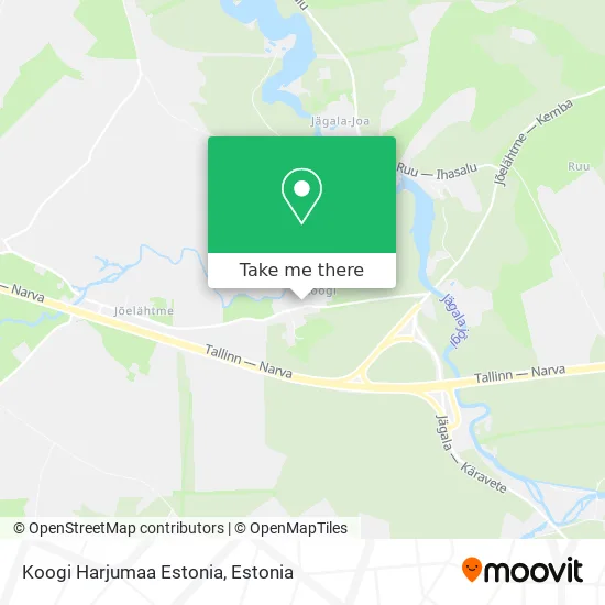 Koogi Harjumaa Estonia map