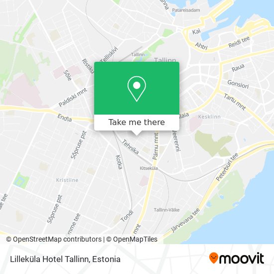 Lilleküla Hotel Tallinn map