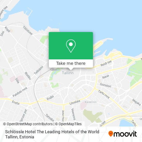 Schlössle Hotel The Leading Hotels of the World Tallinn map