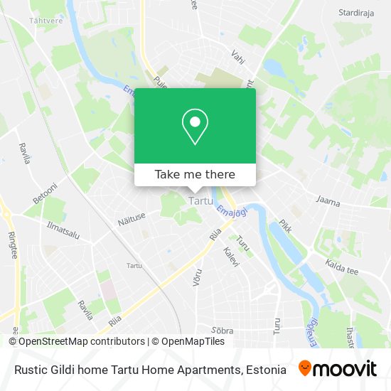 Карта Rustic Gildi home Tartu Home Apartments