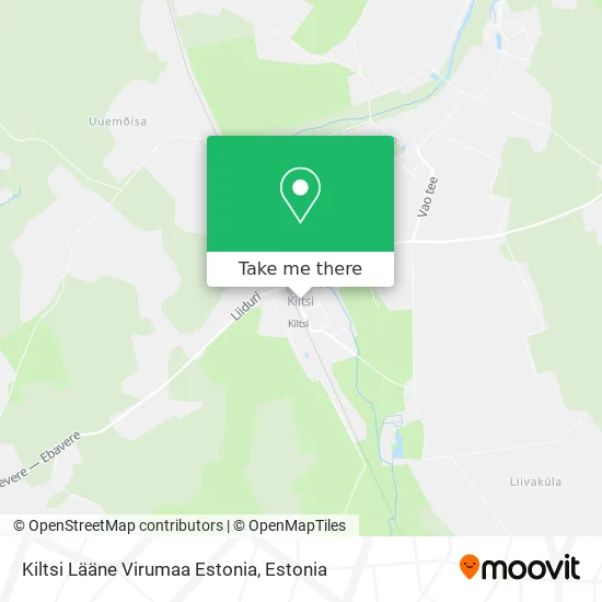 Карта Kiltsi Lääne Virumaa Estonia