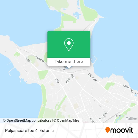 Карта Paljassaare tee 4