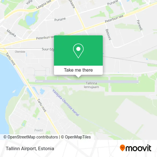 Карта Tallinn Airport