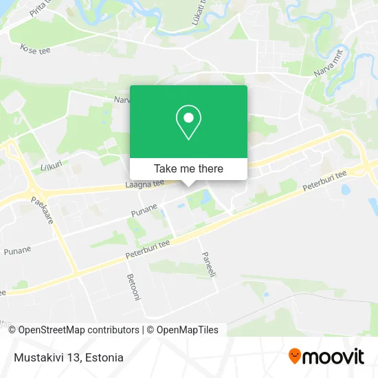 Mustakivi 13 map