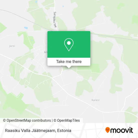 Карта Raasiku Valla Jäätmejaam