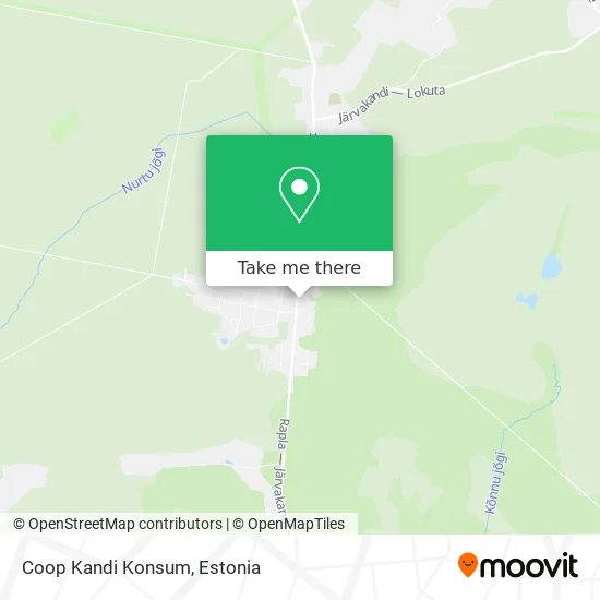 Карта Coop Kandi Konsum