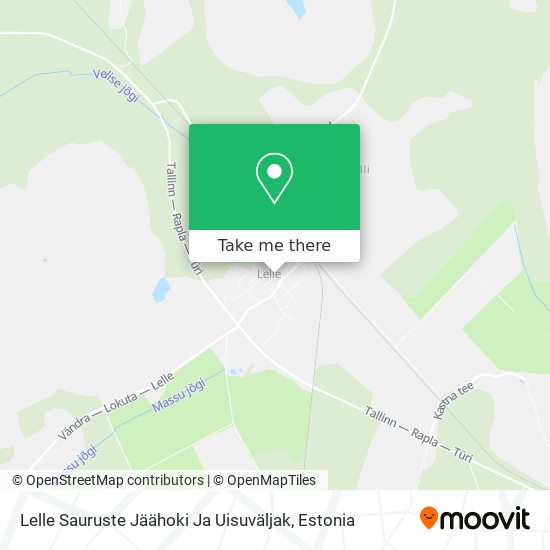 Карта Lelle Sauruste Jäähoki Ja Uisuväljak