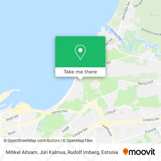 Mihkel Aitsam, Jüri Kalmus, Rudolf Imberg map