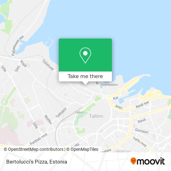 Bertolucci's Pizza map