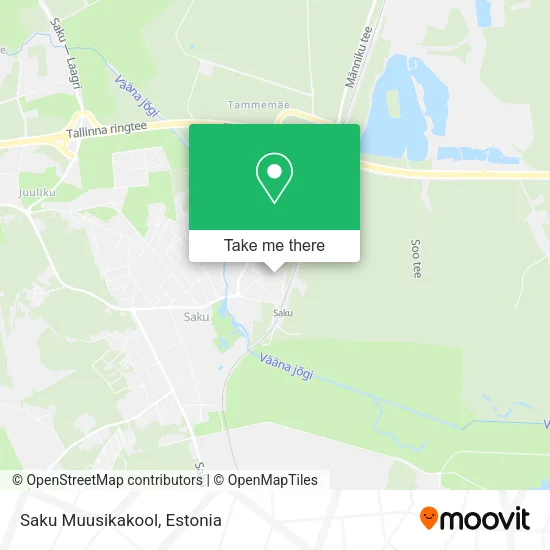Карта Saku Muusikakool