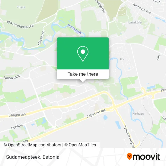 Карта Südameapteek