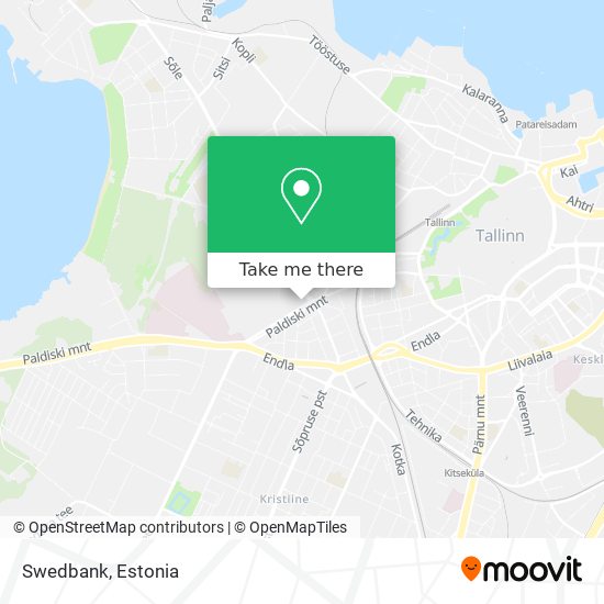 Swedbank map