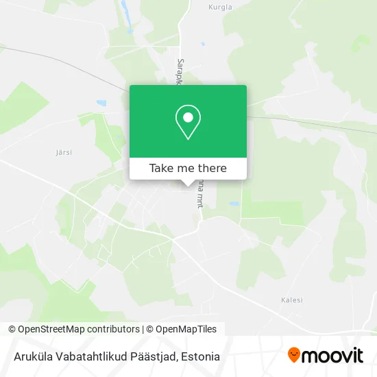 Карта Aruküla Vabatahtlikud Päästjad