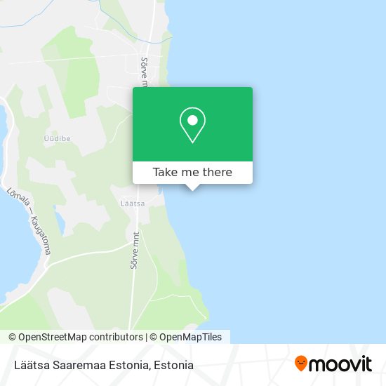 Läätsa Saaremaa Estonia map