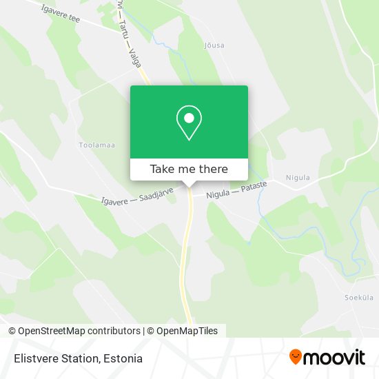 Elistvere Station map