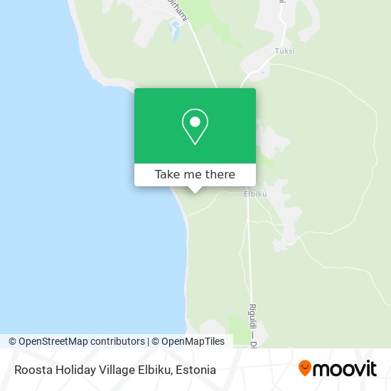 Roosta Holiday Village Elbiku map
