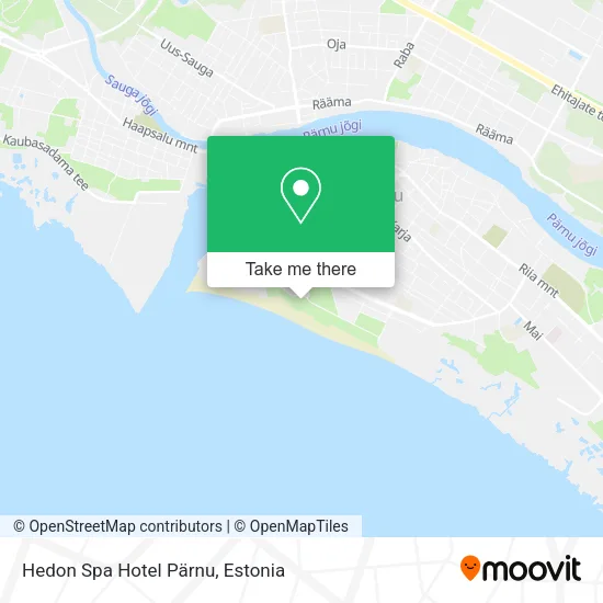 Hedon Spa Hotel Pärnu map