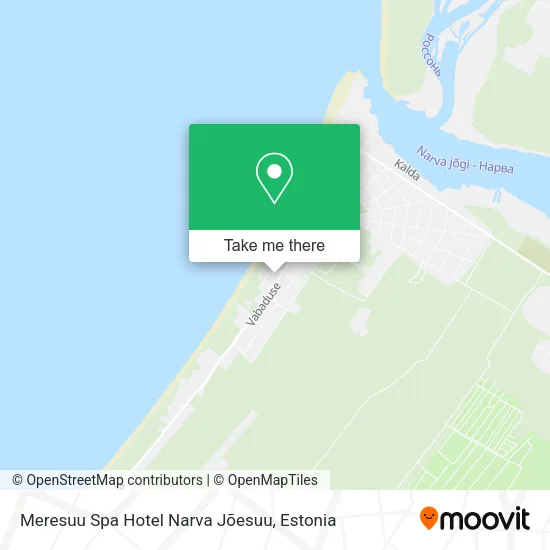 Карта Meresuu Spa Hotel Narva Jõesuu