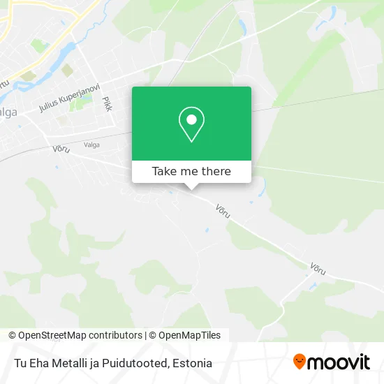 Карта Tu Eha Metalli ja Puidutooted