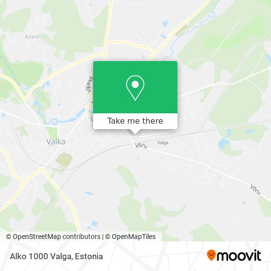 Карта Alko 1000 Valga