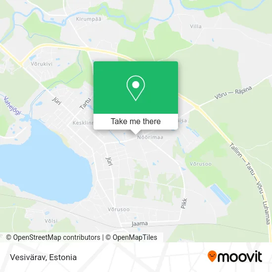 Карта Vesivärav