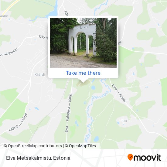 Карта Elva Metsakalmistu