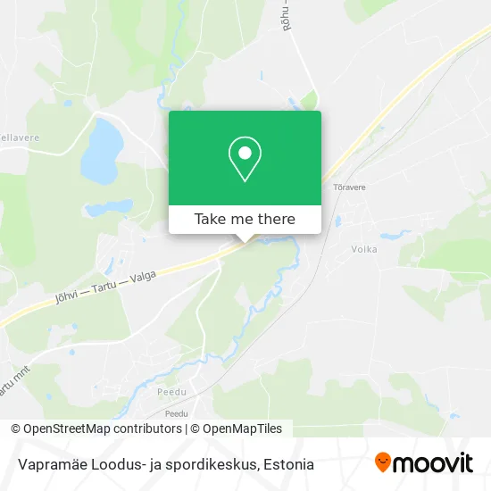 Карта Vapramäe Loodus- ja spordikeskus
