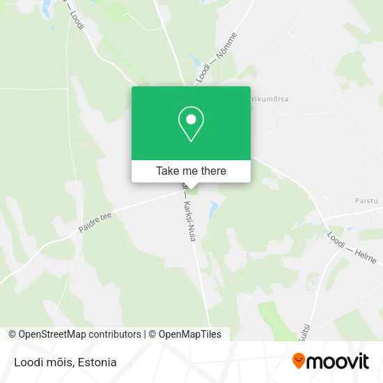 Карта Loodi mõis
