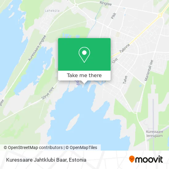 Карта Kuressaare Jahtklubi Baar