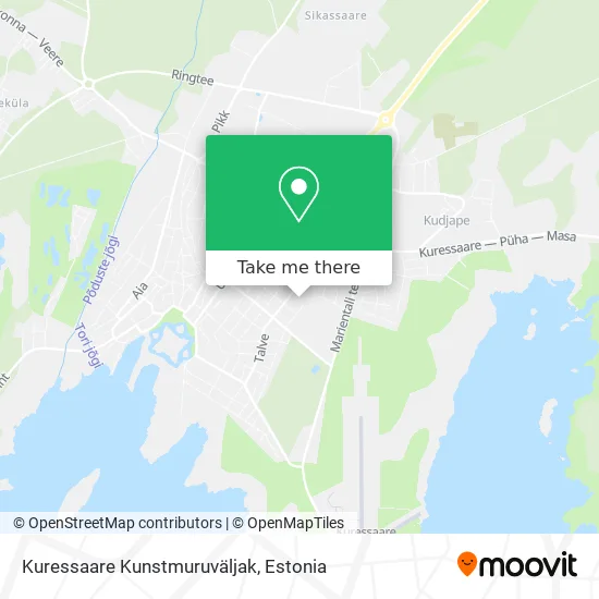 Карта Kuressaare Kunstmuruväljak