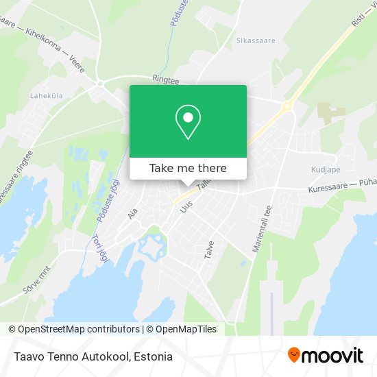 Taavo Tenno Autokool map