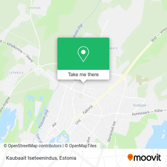 Карта Kaubaait Iseteenindus