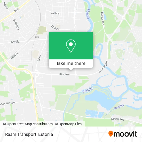 Карта Raam Transport