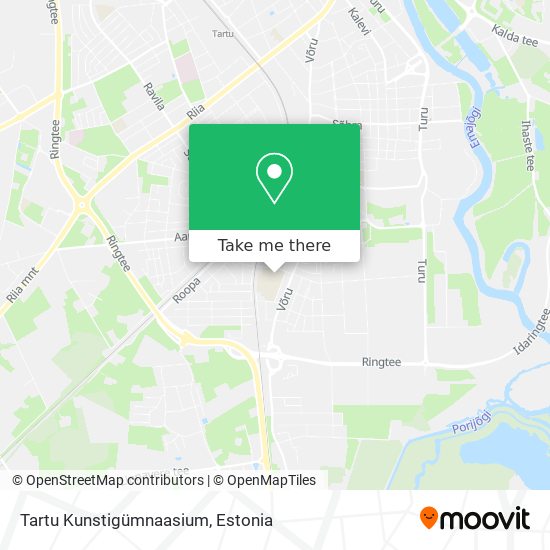 Tartu Kunstigümnaasium map