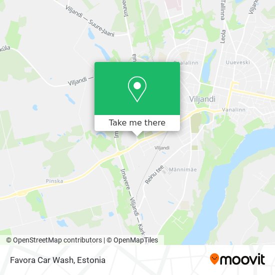 Favora Car Wash map