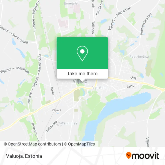 Карта Valuoja