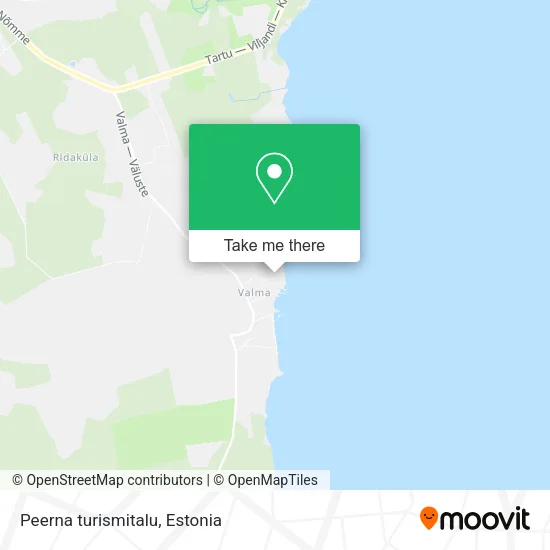 Peerna turismitalu map