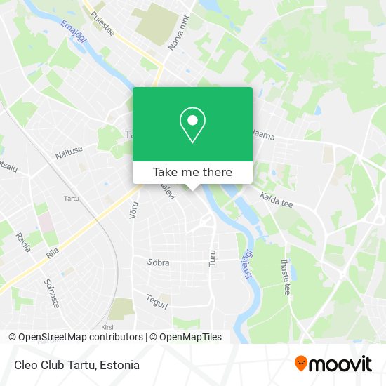 Cleo Club Tartu map