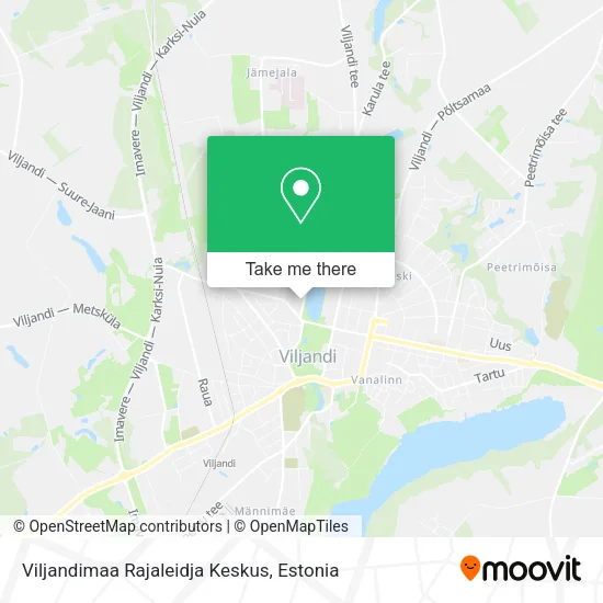 Карта Viljandimaa Rajaleidja Keskus