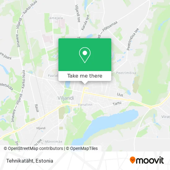 Карта Tehnikatäht