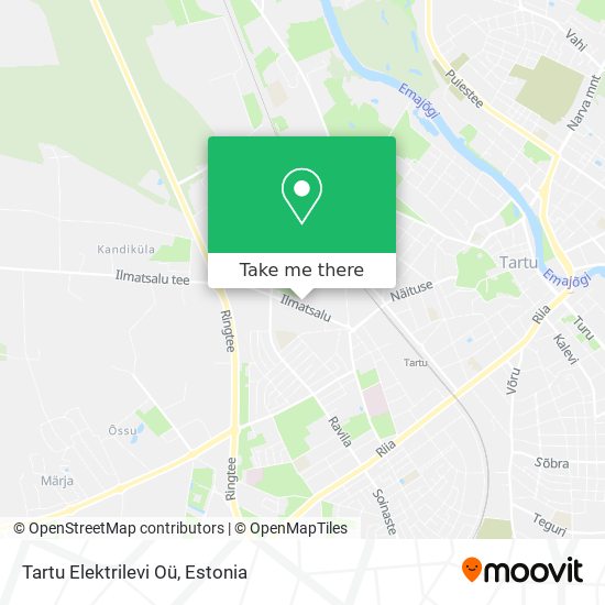 Карта Tartu Elektrilevi Oü