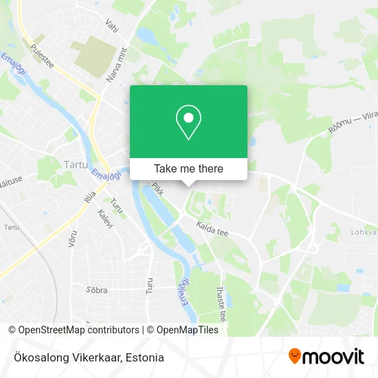 Карта Ökosalong Vikerkaar