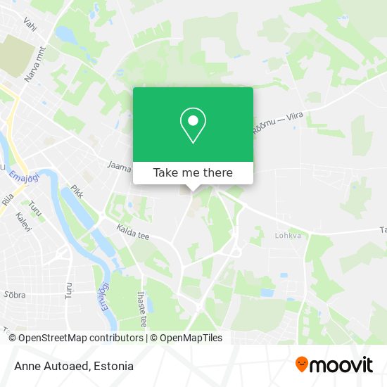 Anne Autoaed map