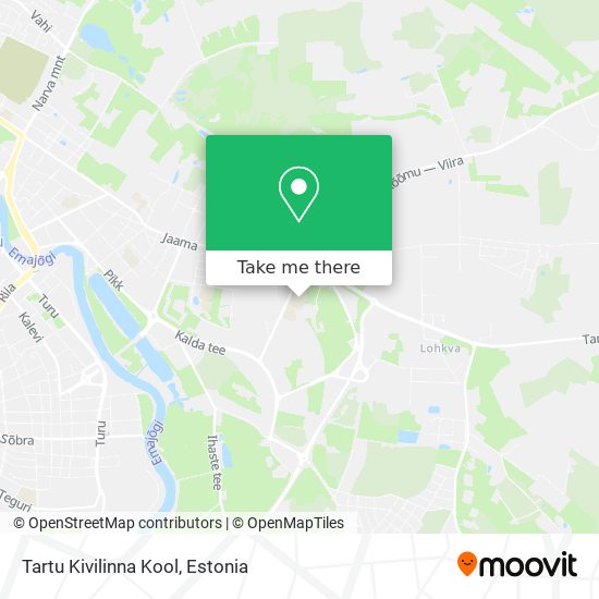 Карта Tartu Kivilinna Kool