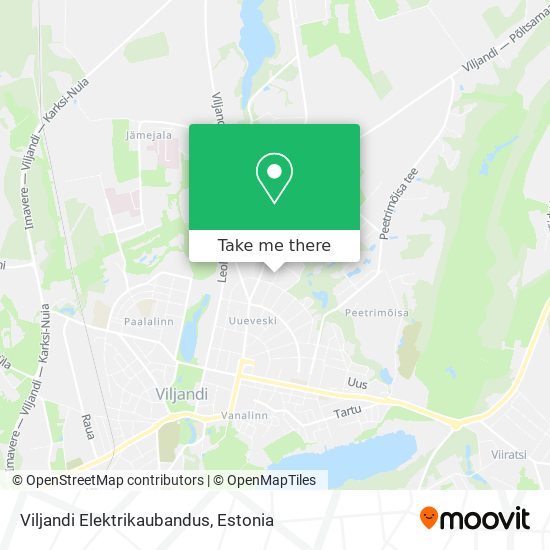 Viljandi Elektrikaubandus map