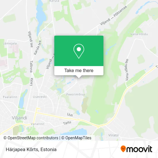 Härjapea Kõrts map