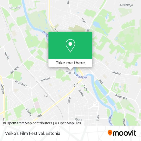 Veiko's Film Festival map