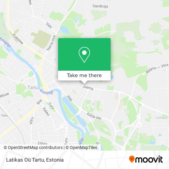 Latikas Oü Tartu map