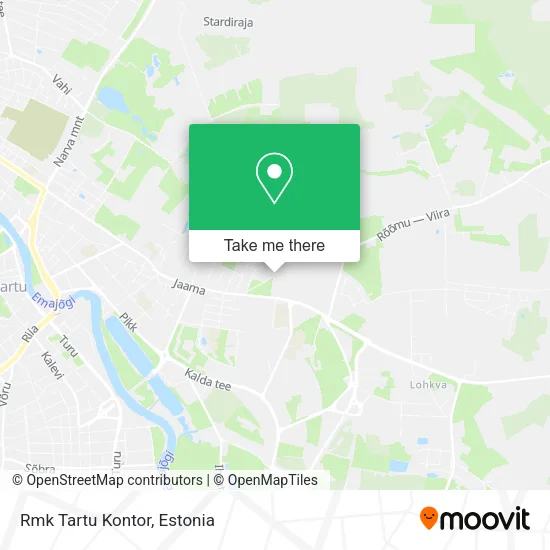 Rmk Tartu Kontor map