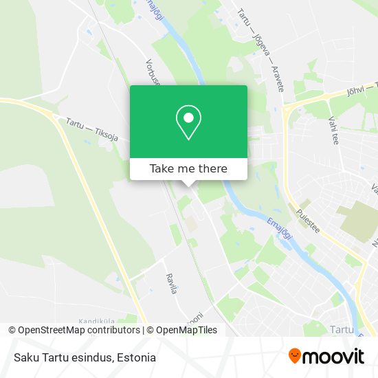 Карта Saku Tartu esindus